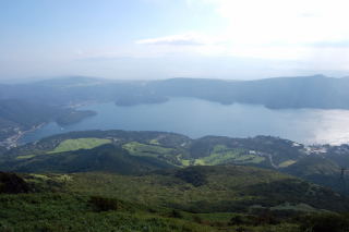 駒ケ岳からの芦ノ湖眺望