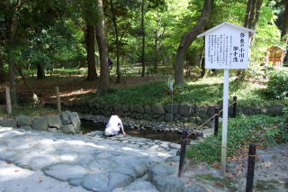奈良の小川の御手洗